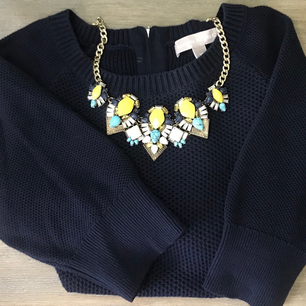 COPY - BR Navy Sweater! Great condition!💗